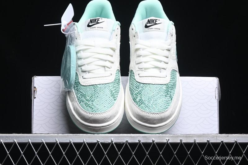Nike Court Vision Lo 2025 Year of the Snake Theme Campus Casual Sneakers - CD5463-100
