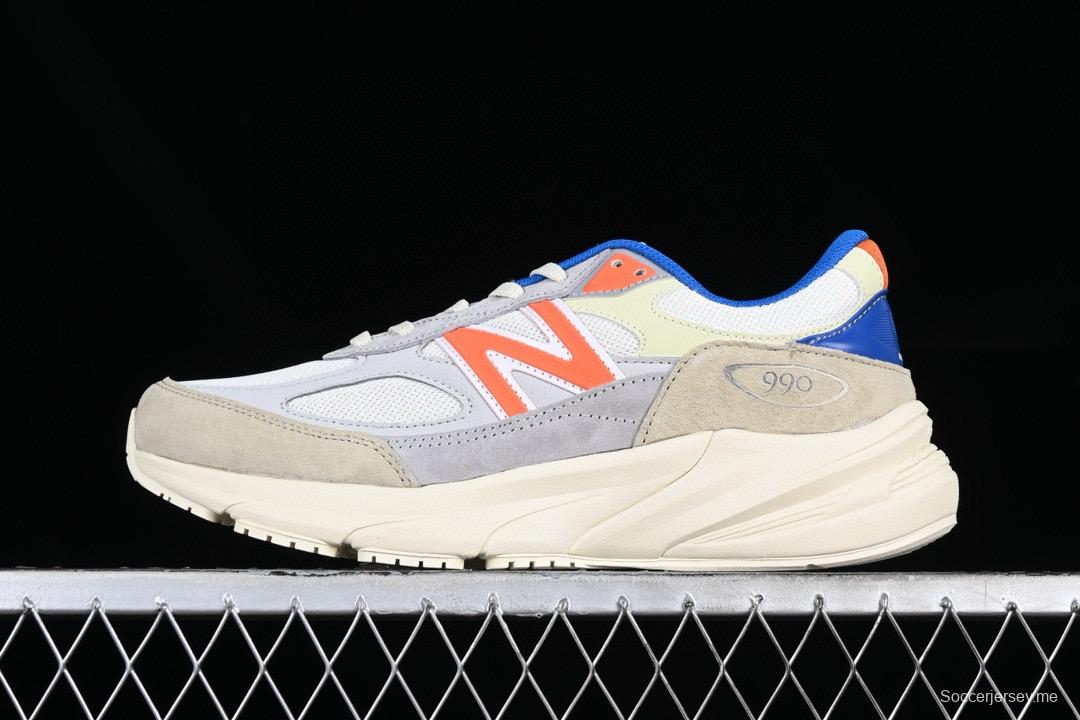 New Balance 990 Series Premium Retro Running Shoes with Carbon Fiber Midsole - U990KN6