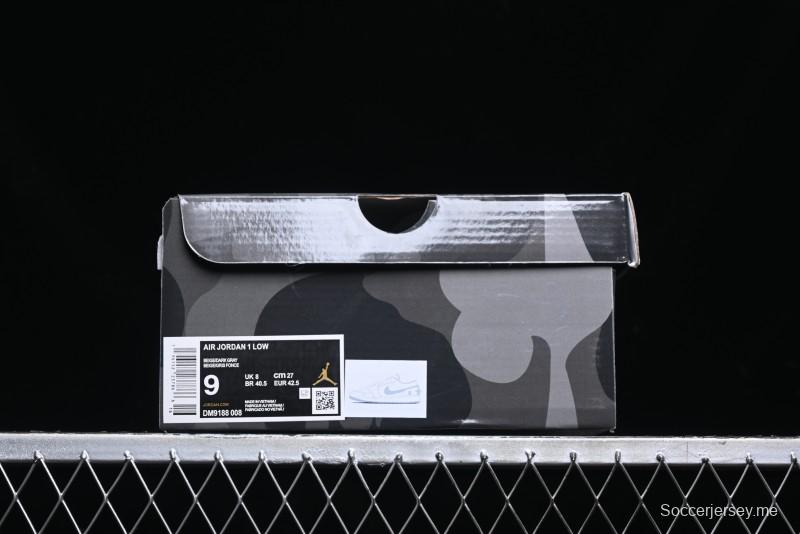 Nike Air Jordan 1 Low AJ1 Bape Collaboration - Custom High-End Retro Basketball Shoes with Light Grey Check - DM9188-008