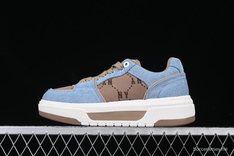 New York Yankees MLB Chunky Liner Dia Monogram Thick Sole Casual Running Shoes - 3ASXCLJ4N50BLS