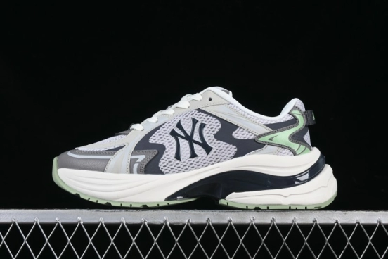 New York Yankees MLB Bigball Chunky Curve Thick Sole Casual Running Shoes - 3ARNSPL4N50GRS
