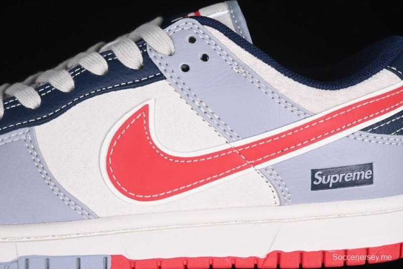 Nike SB Dunk Low Supreme Collaboration Anniversary Custom Low-Top Casual Sneakers - DM6868-045