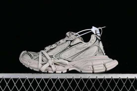 Balenciaga Phantom Sneaker 10th Generation Trend Running Shoes with Transparent Heel Strap - W3XDC2002
