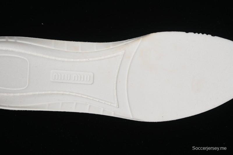 Miu Miu x New Balance 530 Low-Top Retro Running Sneakers with Deconstructed Design - AJD4