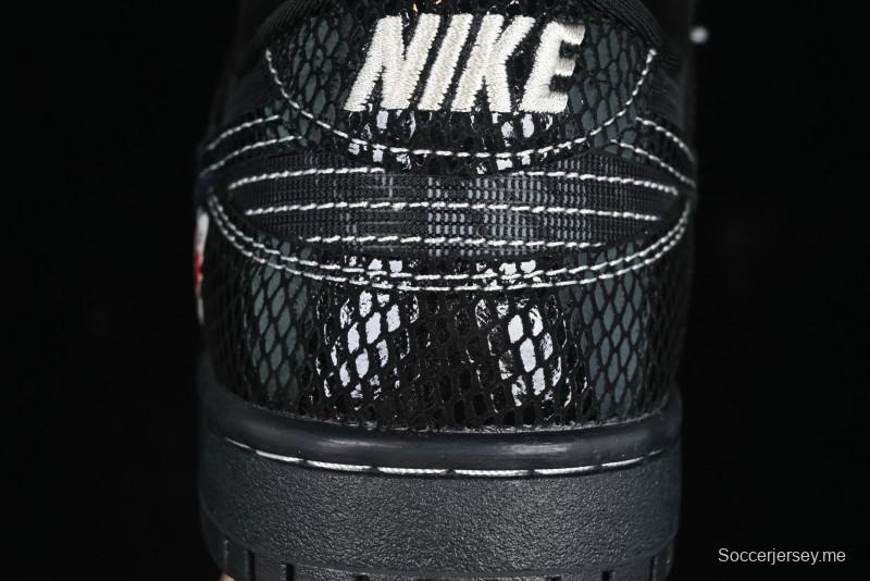 Nike SB Dunk Low Year of the Snake Limited Edition - Black Snake Anniversary High-End Custom Low-Top Casual Sneakers - CH8311-233