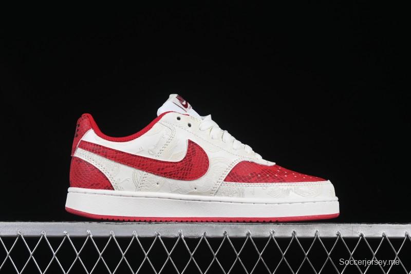 Nike Court Vision Lo 2025 Year of the Snake Theme Campus Casual Sneakers - CD5463-100