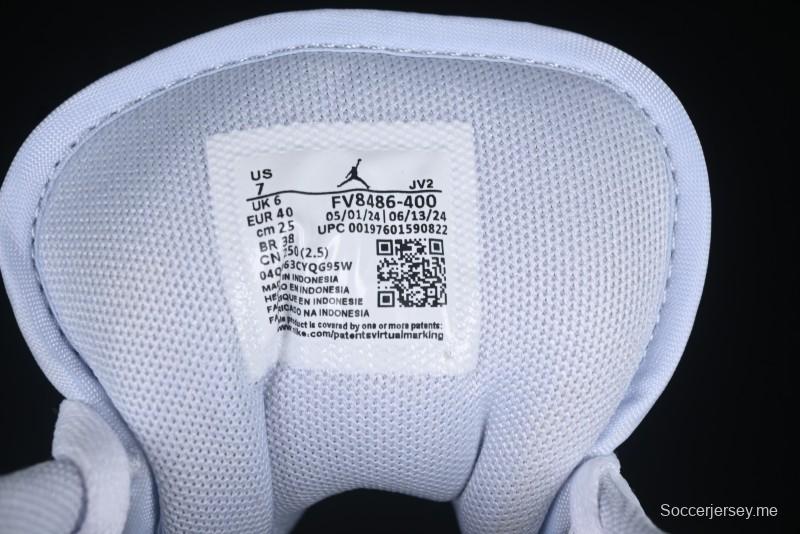 Nike Air Jordan 1 Low Casual Sneakers in Light Blue - FV8486-400