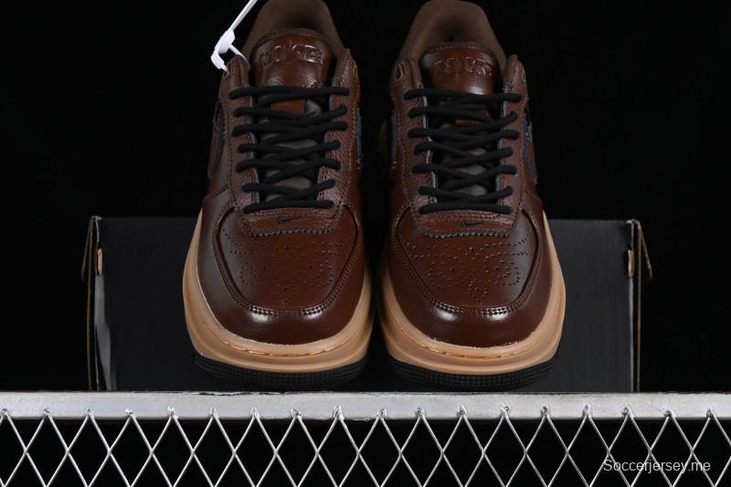 Nike Air Force 1 Low Luxe Casual Sneakers with Thick Sole and Waterproof Design - DM2451-200