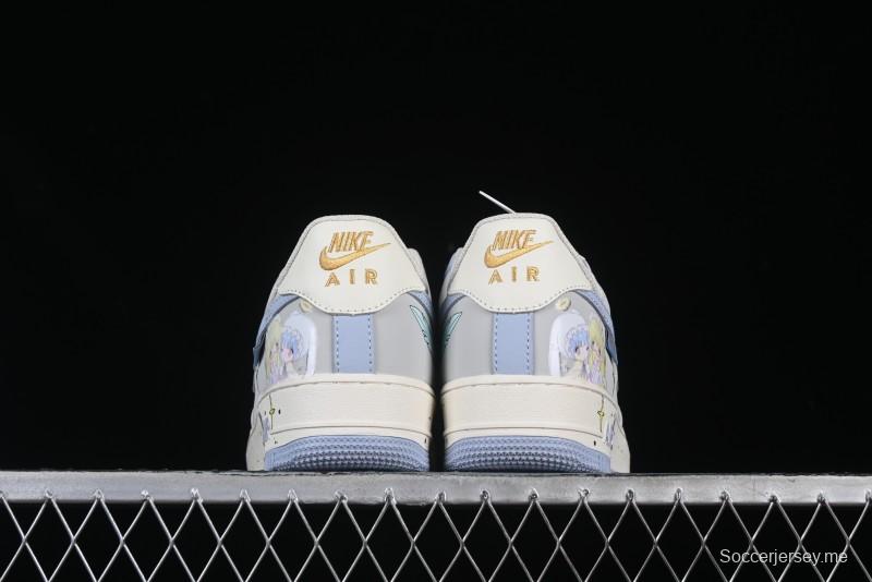 Nike Air Force 1'07 Low "Cherub" Anime Hand-Painted Doodle Low-Top Casual Sneakers - DB3301-711