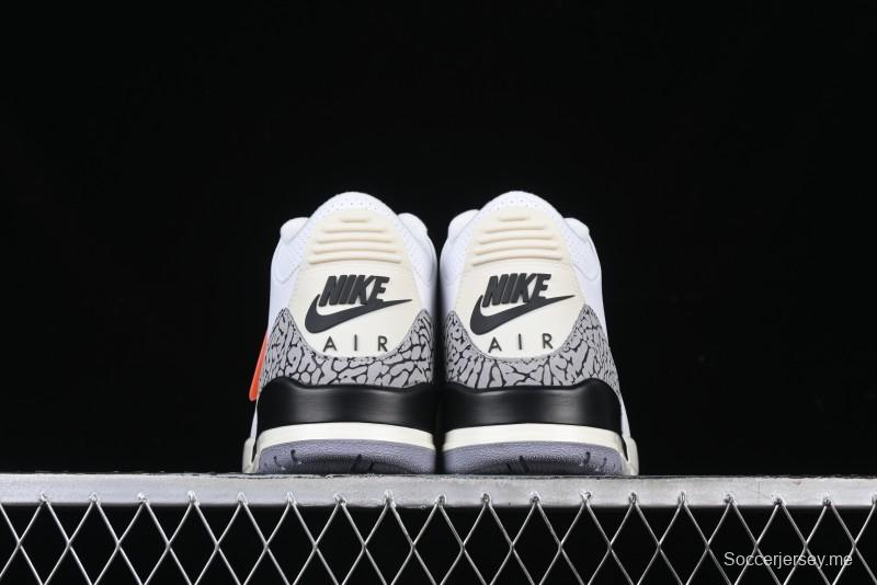 Nike Air Jordan 3 Retro White Cement Reimagined Basketball Shoes - DN3707-100