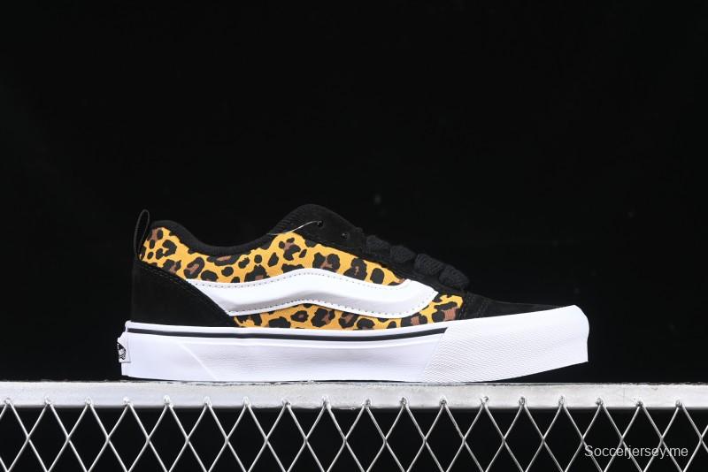 Vans Knu Skool Low Top Casual Sneakers in Leopard Print - VN000CR5CJK