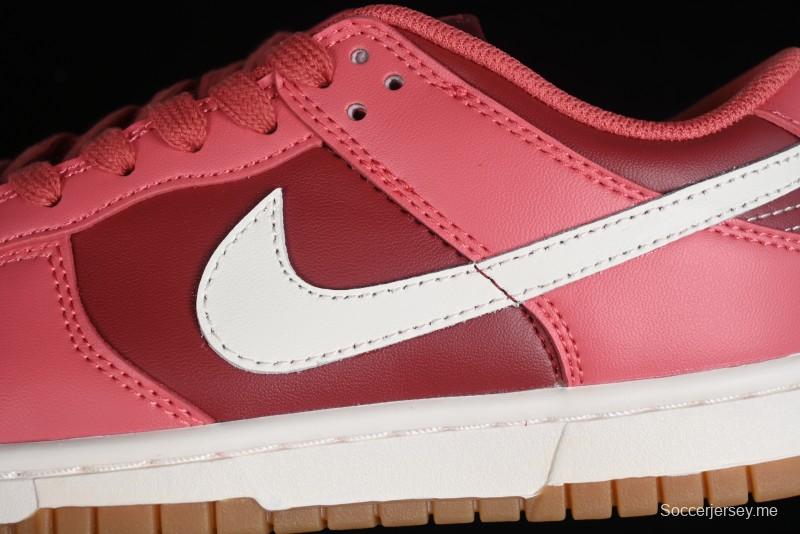 Nike Dunk Low SB Casual Sneakers in Strawberry Bear Colorway - DD1503-603