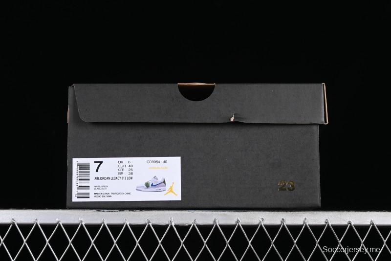 Nike Air Jordan Legacy AJ312 Low Triple Strap Sneakers with Premium Leather - CD9054-140