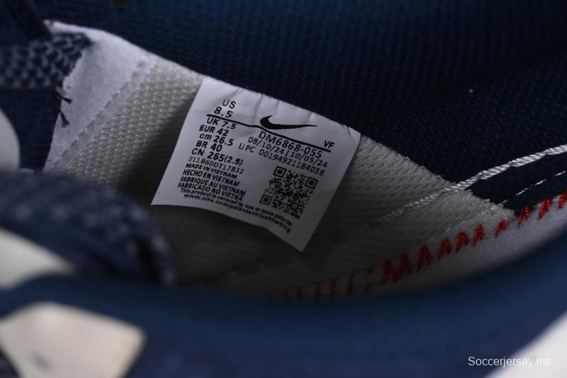 Nike Air Force 1 '07 Low Stussy Collaboration Light Blue White Transparent Swoosh Low-Top Casual Sneakers - DM6688-055