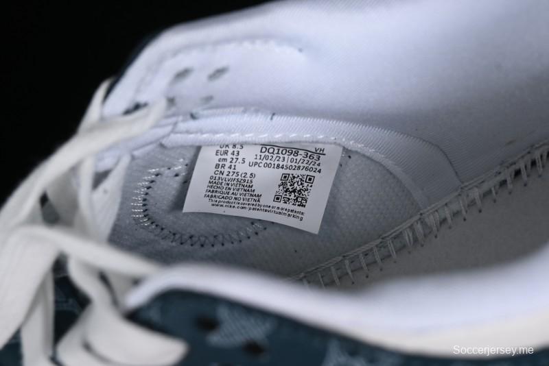 Nike SB Dunk Low LV Collaboration - Dark Blue Print Anniversary High-End Custom Low-Top Casual Sneakers - DQ1098-363