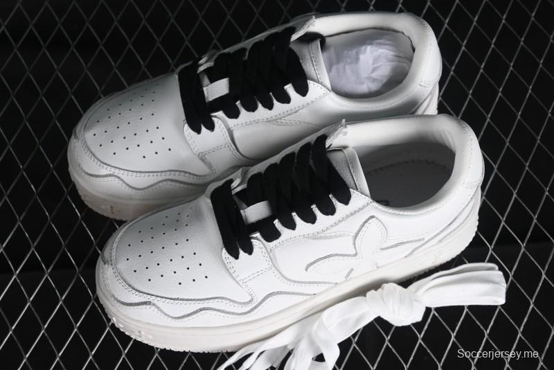 SMFK Comfortable Chunky Sole White Sneakers - T.D4