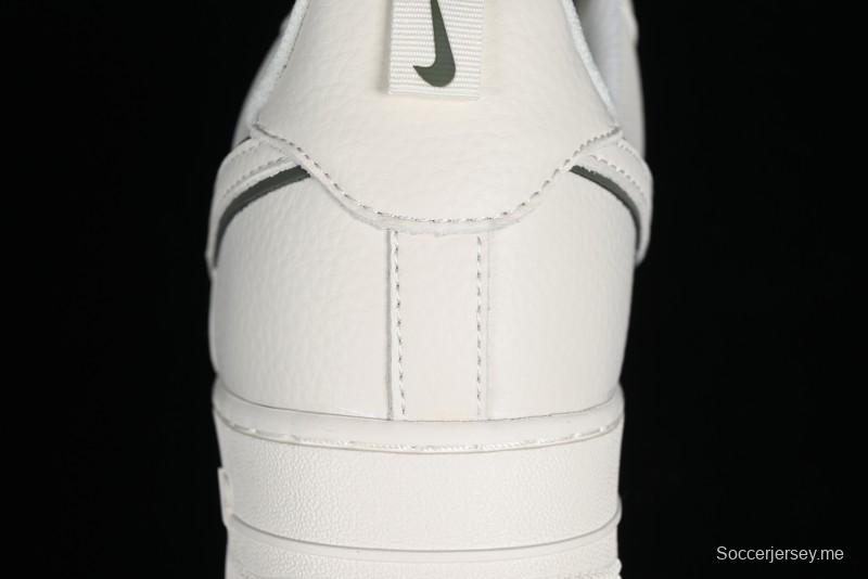 Nike Air Force 1 '07 Low Classic Military Green Mini Swoosh Starry Sky Casual Sneakers - MJ0319-022