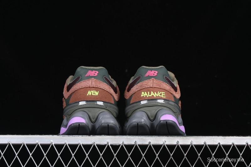 New Balance 9060 Retro Casual Running Shoes with ABZORB Cushioning Technology - U9060BUR