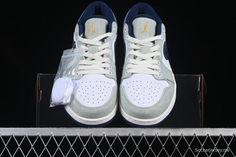 Nike Air Jordan 1 Low "Canadian Tuxedo" Basketball Shoes - IH0648-141