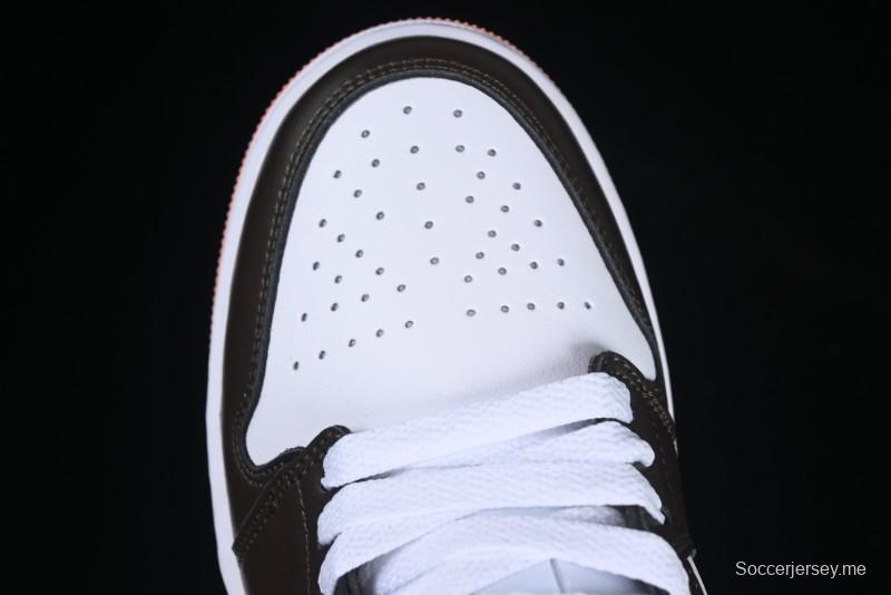 Nike Air Jordan 1 Low AJ1 Mocha Pink Casual Lifestyle Sneakers - DC0774-182