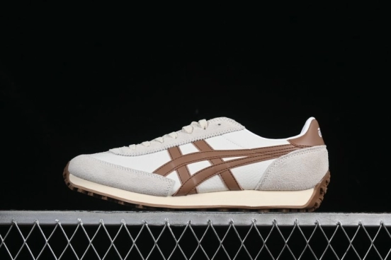 Onitsuka Tiger Serrano Retro Sneakers - White/Brown