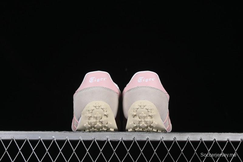 Asics Vintage-Style Sneakers - Soft Pink & Neutral Beige