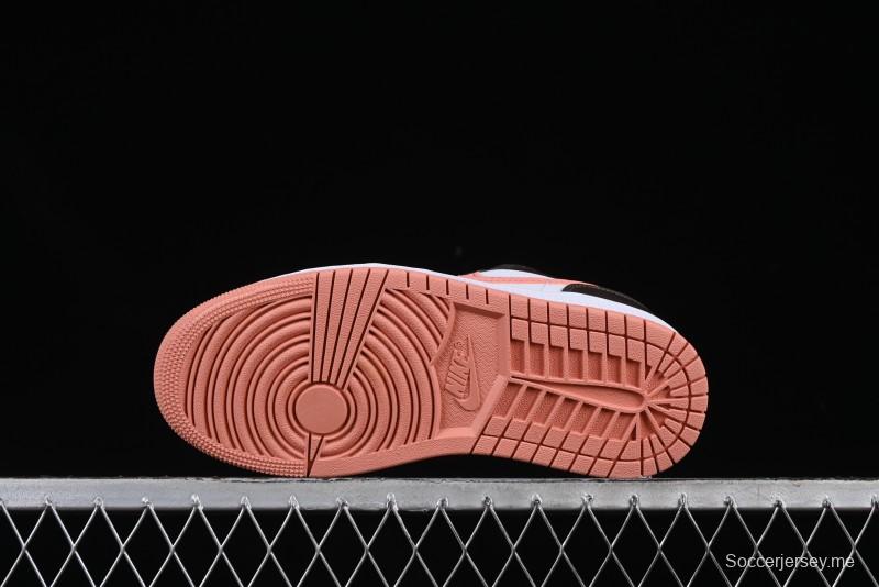 Nike Air Jordan 1 Low AJ1 Mocha Pink Casual Lifestyle Sneakers - DC0774-182