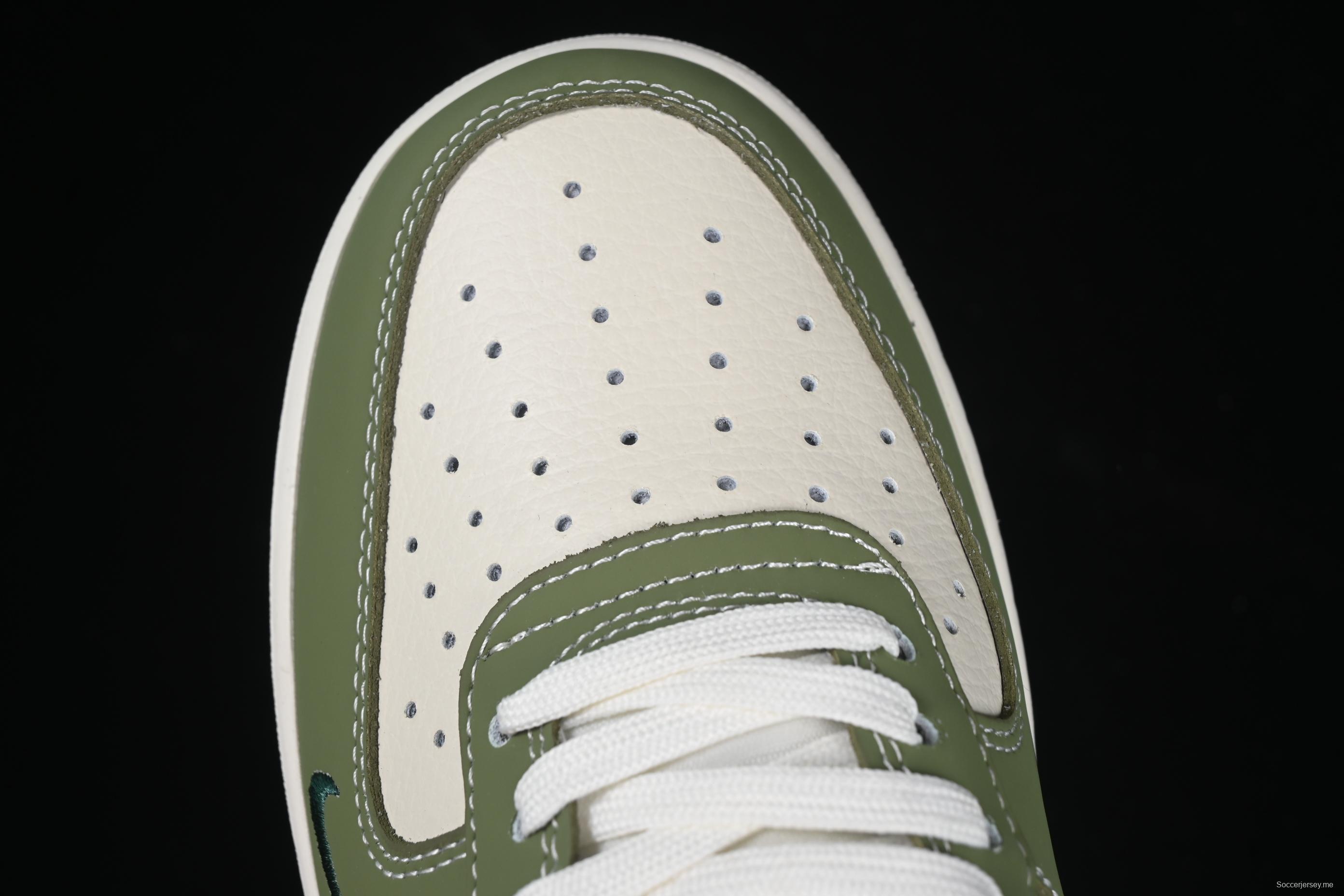 Nike Air Force 1'07 Low Gucci Collaboration Green Paisley Swoosh Casual Sneakers - KK1988-063