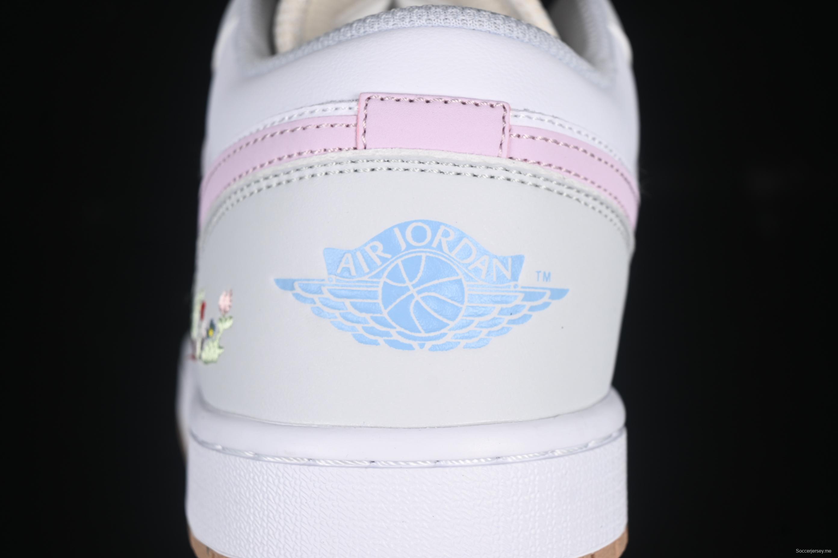 Nike Air Jordan 1 Low AJ1 Plant Embroidery Casual Sneakers - IB8861-151