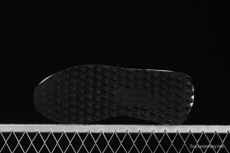 Golden Goose Marathon White Black Gold Comfortable Low-Top Lifestyle Sneakers - H8D4