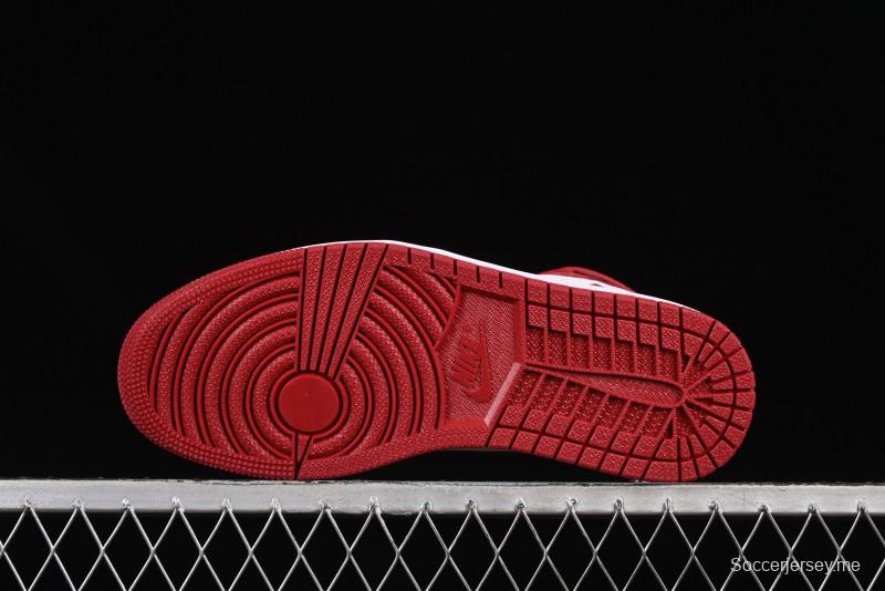 Nike Air Jordan 1 High Retro OG Basketball Shoes with Black Toe Design - 555088-125