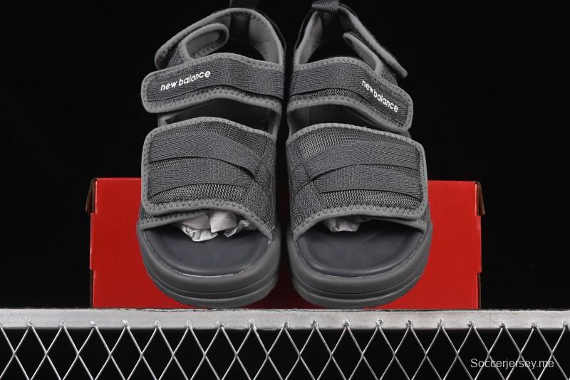 صنادل نيو بالانس الصيفية الرجعية SDL3206I بنعل ناعم عالي التردد وحزام مرن