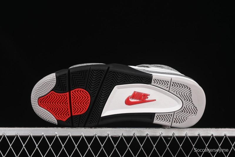 حذاء كرة السلة نايك اير جوردان 4 ريترو جوردان 4 ريترو أبيض أسمنتي - FV5029-100