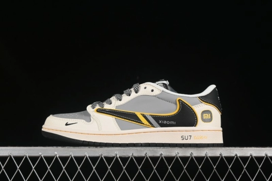 حذاء نايك ترافيس سكوت x Fragment Design x Air Jordan 1 Low OG SP AJ1 AJ1 Xiaomi Collaboration Su7-Ultru Low-Top Sneakers Casual - XX3168-162