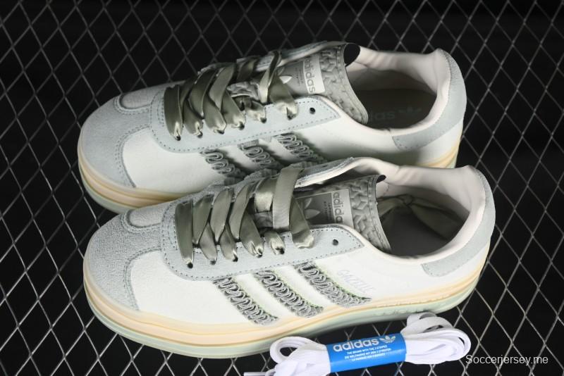 أديداس أوريجينالز جازيل بولد JR8373 حذاء رياضي منخفض الساق من أديداس أوريجينالز بنعل سميك لمقاومة الانزلاق والمتانة - JR8373