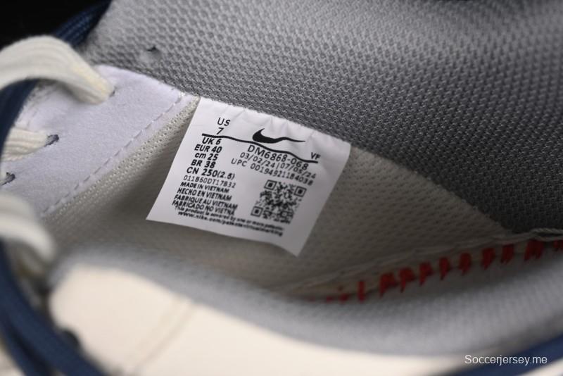 حذاء نايك اير فورس 1 '07 منخفض سوبريم سوبريم سوبريم تعاون نايك بلونين أزرق رمادي برباط - DM686868-068