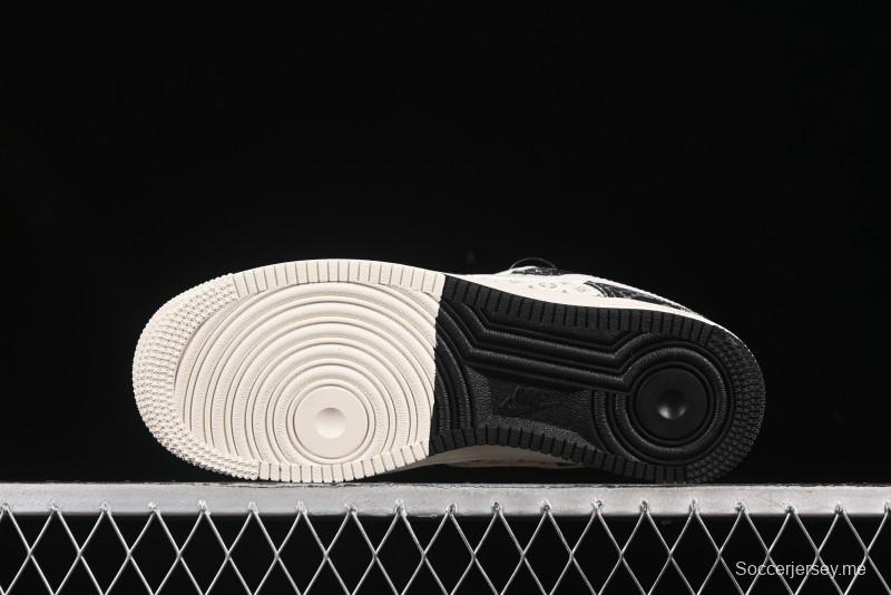 حذاء نايك اير فورس 1 '07 منخفض LV Collaboration LV Collaboration بطباعة مزدوجة من الدنيم الكاجوال - YX5066-317