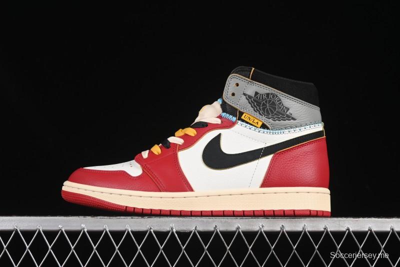 حذاء كرة السلة نايك يونيون × اير جوردان 1 ريترو هاي شادو شيكاغو - HV8563-600