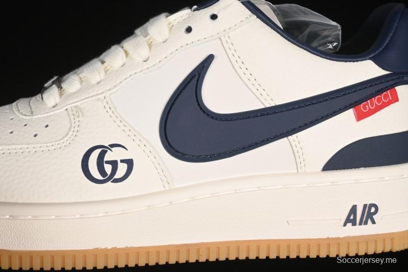 حذاء نايك اير فورس 1 '07 المنخفض من نايكي، حذاء رياضي كاجوال ذو نعل علكة كبير من غوتشي - XS3464-576