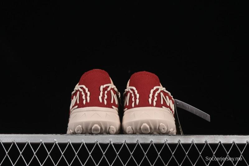 صندل رياضي مسطح منسوج بحزام مطاطي منسوج بحزام مطاطي في الهواء الطلق - 1014097 أحمر