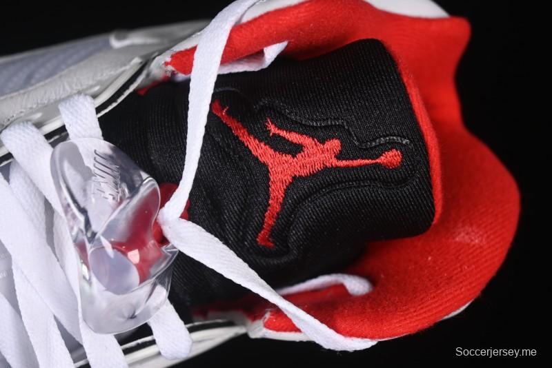 حذاء نايك اير جوردان 5 ريترو لكرة السلة نايك اير جوردان 5 ريترو بلون أحمر ناري ولسان أسود - HQ7978-101