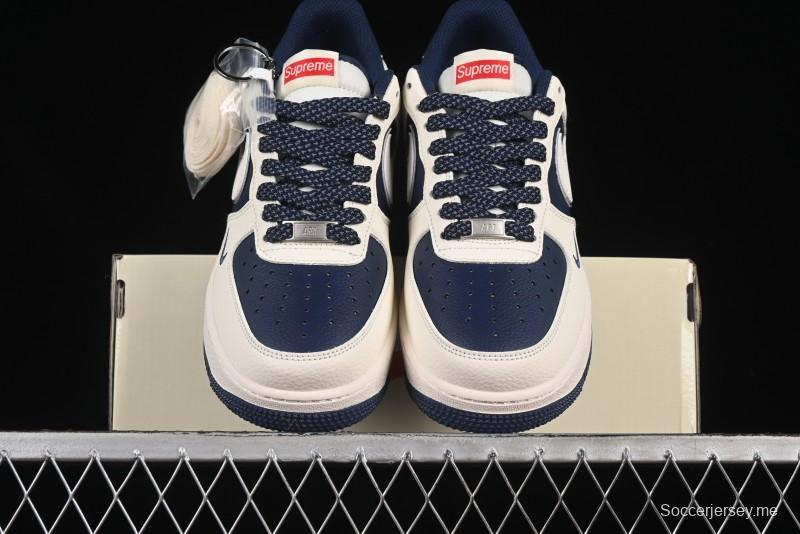 حذاء نايك اير فورس 1 '07 منخفض سوبريم سوبريم سوبريم سنيكرز أزرق فاتح حافة كاجوال - HH7518-057