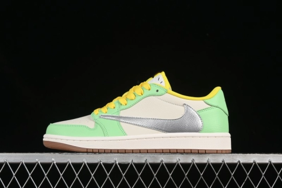 حذاء نايك ترافيس سكوت x Fragment Design x Air Jordan 1 Low OG SP SP الرياضي الكاجوال - DN6901-092