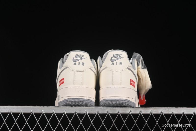 حذاء رياضي نايك اير فورس 1 '07 منخفض سوبريم سوبريم مع وسادة هوائية كاملة الطول - HH7518-058