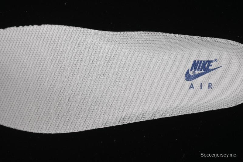 حذاء نايك اير فورس 1'07 المنخفض من نايك اير فورس 1'07 بالتعاون مع بالنسياغا حذاء رياضي كاجوال أزرق منسوج ذو علامة زرقاء - DF0188-062