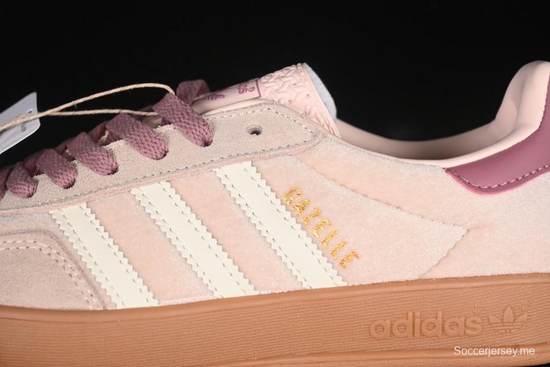 أديداس أوريجينالز جازيل إندور JR0232 حذاء تزلج منخفض الكعب مقاوم للانزلاق ومقاوم للاهتراء - JR0232