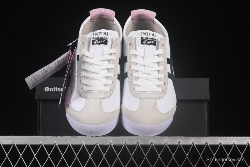 أونيتسوكا تايجر مكسيكو تايجر 66 حذاء رياضي جلدي منخفض من الجلد للجري العادي - 1183C380-100