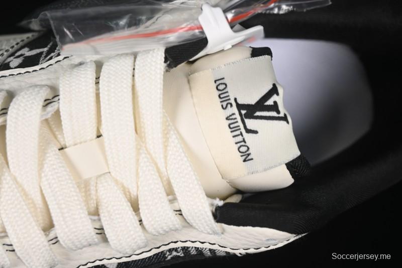 حذاء نايك اير فورس 1 '07 المنخفض من نايك اير فورس 1 '07 LV Collaboration باللون الكريمي أسود كاجوال - BZ6808-103