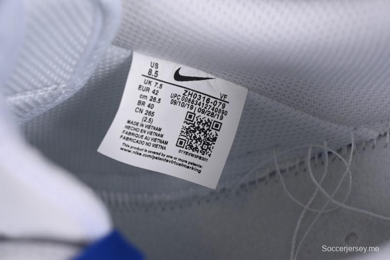 حذاء رياضي نايك اير فورس 1'07 منخفض بلو بلانيت أزرق كاجوال مع وسادة هوائية كاملة الطول - ZH0316-079