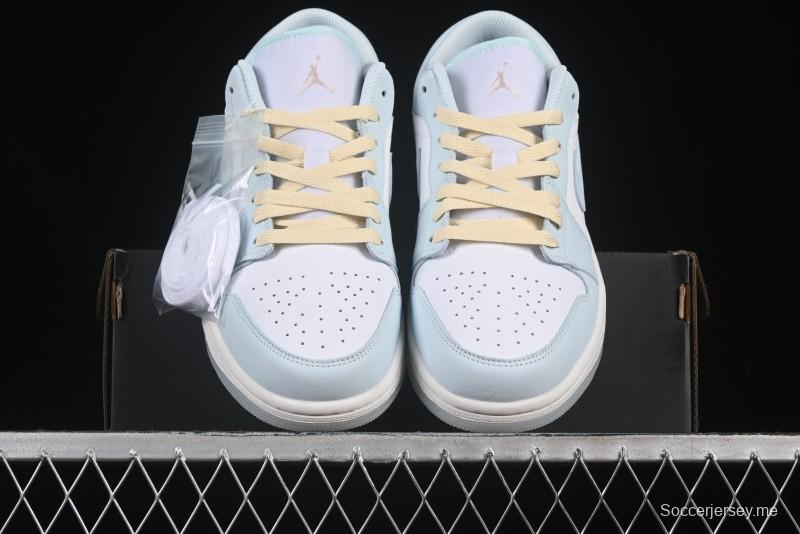 نايك اير جوردان 1 اير جوردان 1 لاو AJ1 AJ1 أزرق نعناعي منخفض الكاجوال لايف ستايل - HJ5999-400